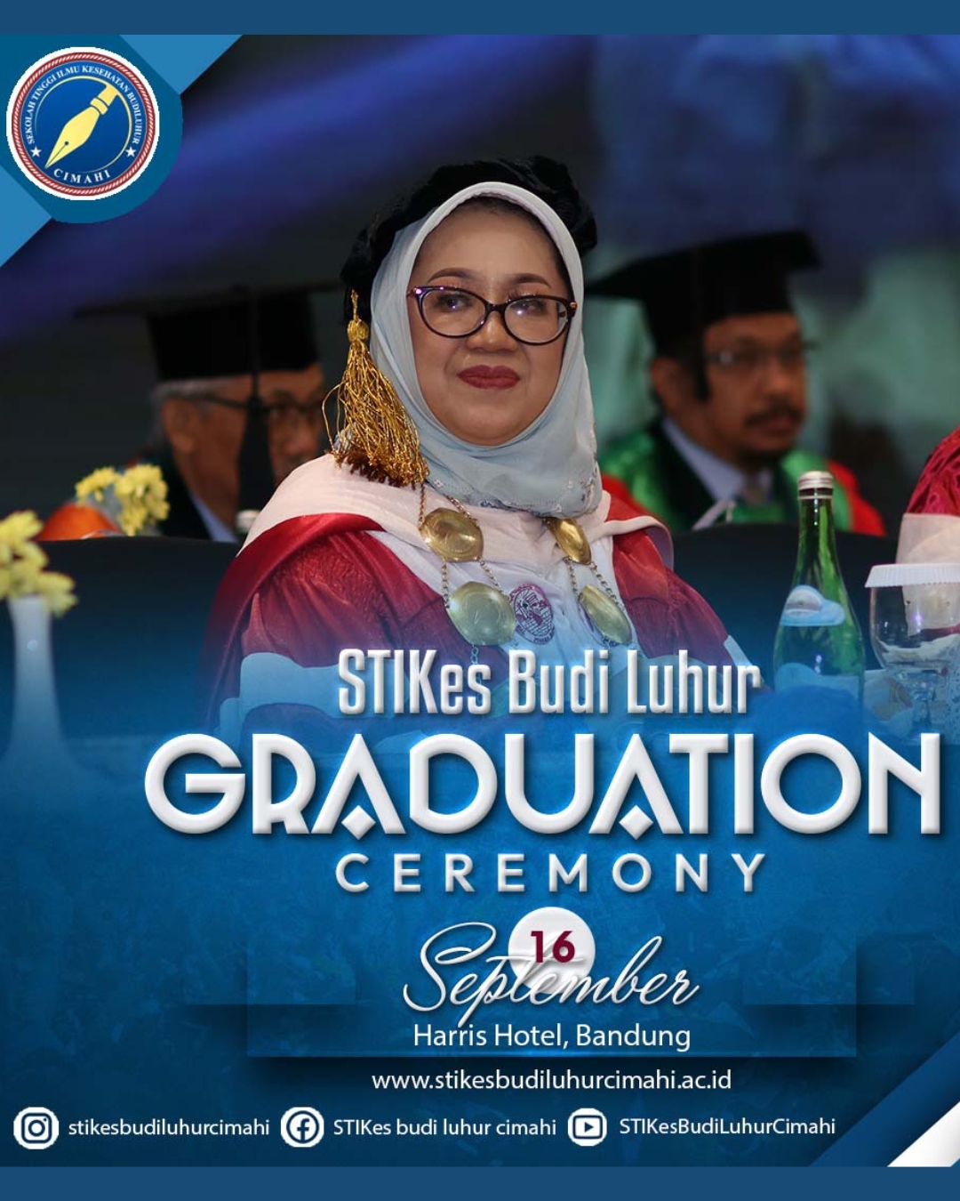 Laporan Ketua STIKes Budi Luhur Cimahi dalam Kegiatan Wisuda ke-XXVII