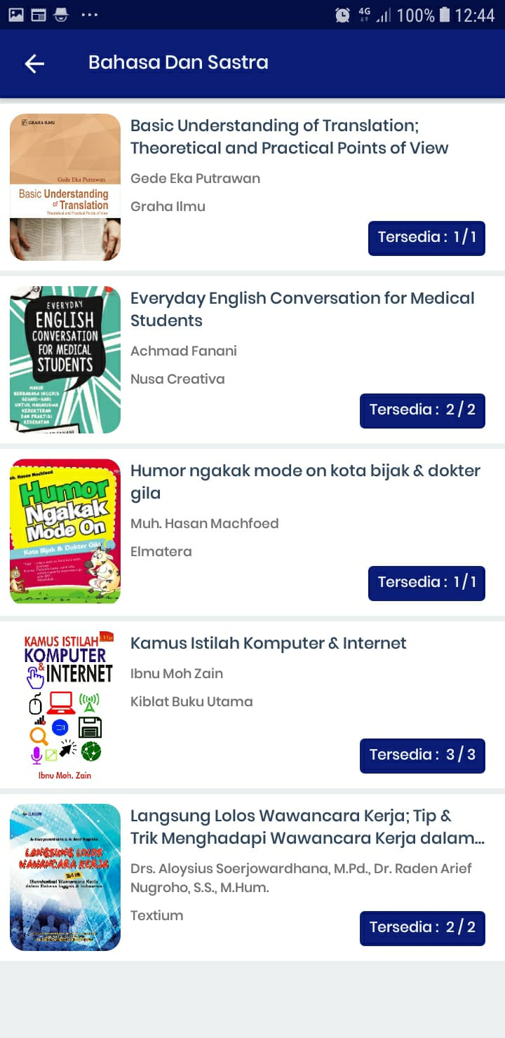 e-books Bahasa Sastra